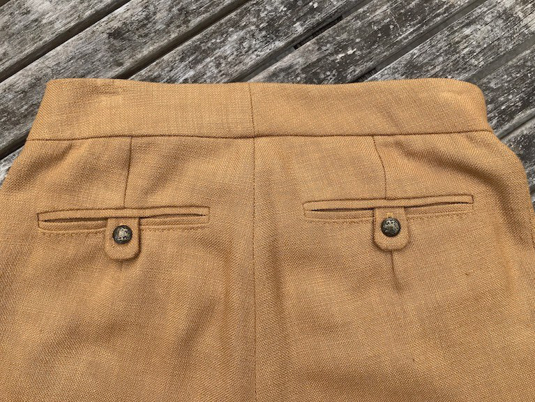 Megan Nielsen Flint trousers with double welt pockets