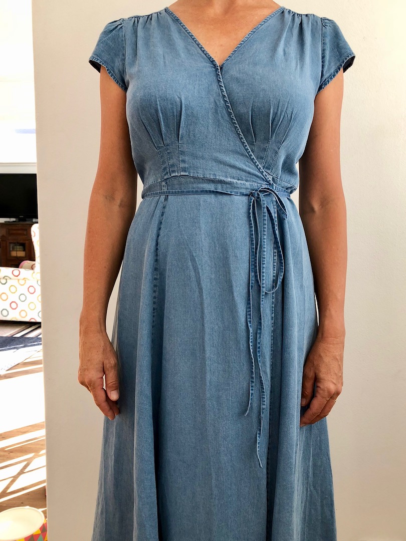 Gap crossover dress front